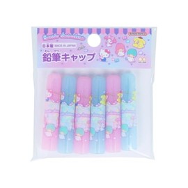 Sanrio Characters Pencil Caps, 6 Pencils Caps, Sanrio
