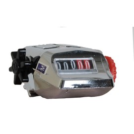 Ammaco Matex Cyclometer Traditional Milometer 27” Wheel Distance Tracker Colour Silver Fitness Old School Retro Road Bike