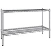 PRO&Family 14" x 42" NSF Chrome 2 Wire Shelf Kit