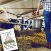 Sheep Souvenir Magnet Square with Saying Ich wär so gern