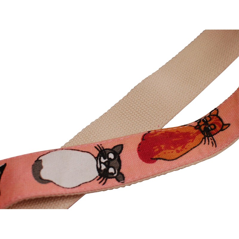 MUSICFIRST® "MISS CAT" Soft Cotton Ukulele Strap Ukulele Shoulder Strap