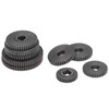 9Pcs Metal Gear Set Mini Lathe Cutting Machine Gears,Compatible with