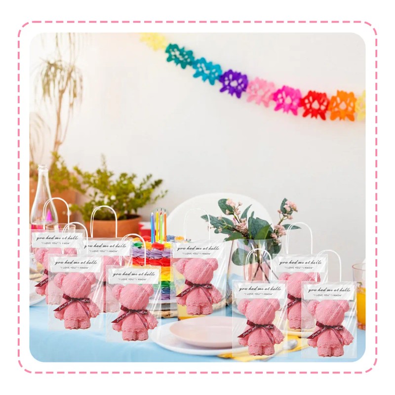 15 Toallas De Osos Suave Con Luz Led,regalo Para Decoración