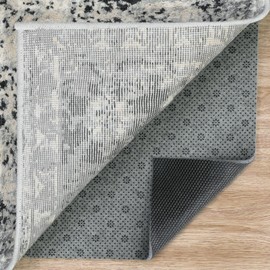 LINLA Dual Surface Felt+Rubber Non-Slip Rug Pad, 3'x5', 1/4" Thick, Strong Grip Cushioning Support Pad, Double-Side Anti-Skid, Safe for All Floor and Finishes, Extra Comfort