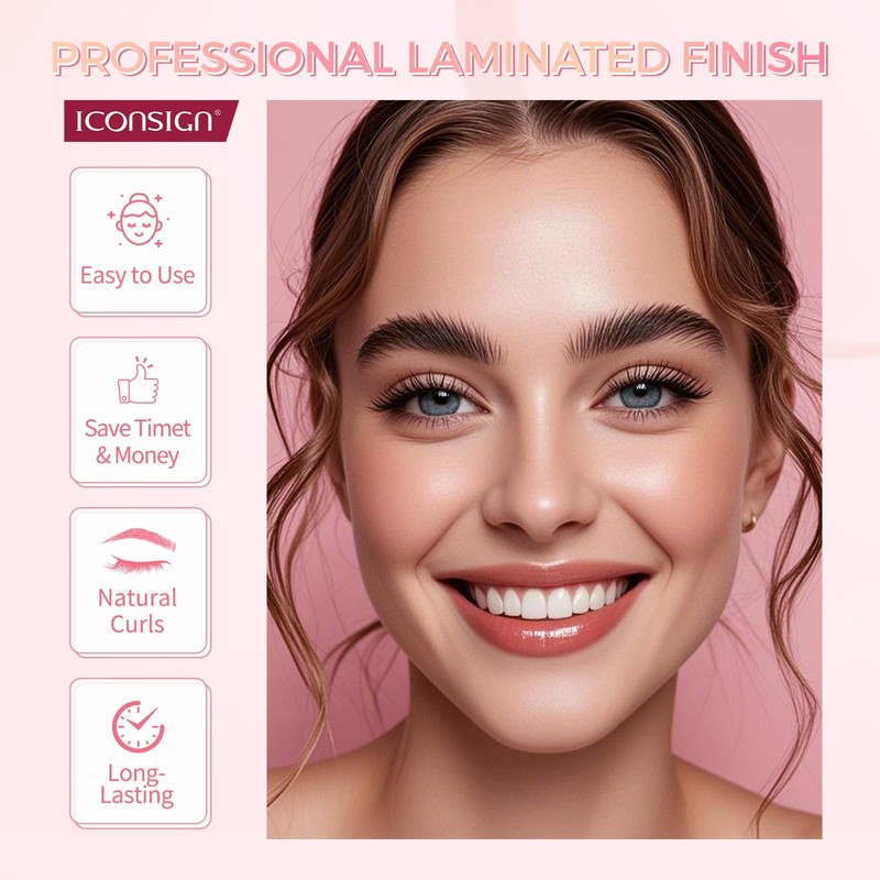 Lash Lift Kit with Glue Balm, Single Sealed Packaging Eyelash