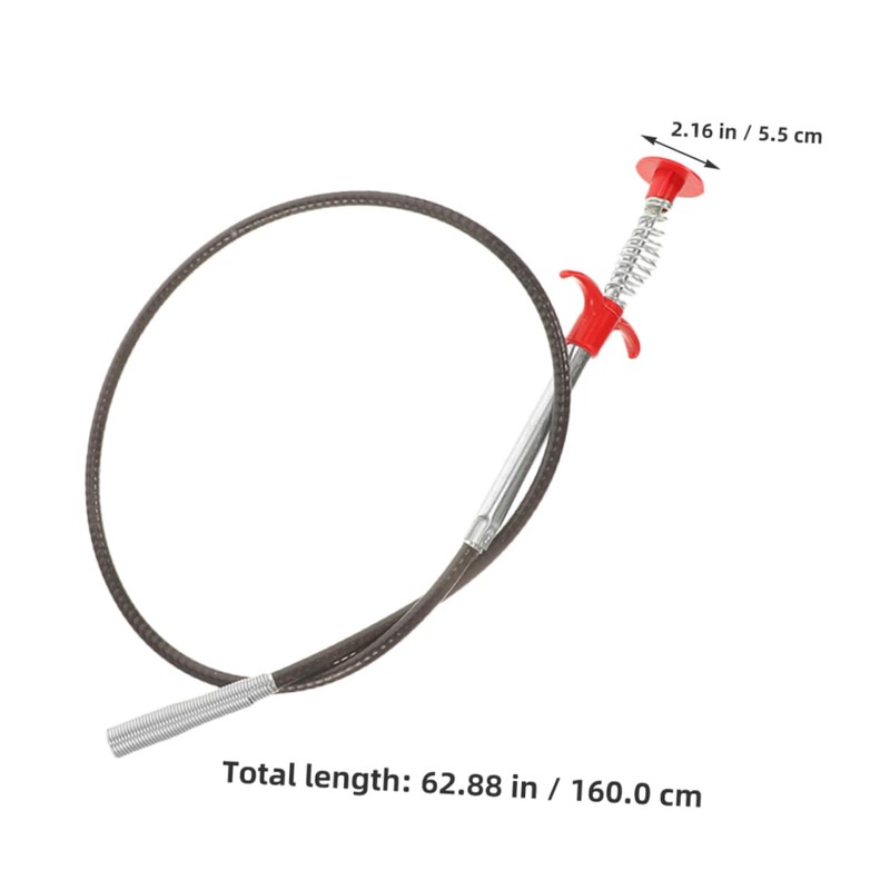jojofuny Drain Hair Remover Tool Flexible Spring Snake Drain Unclogger