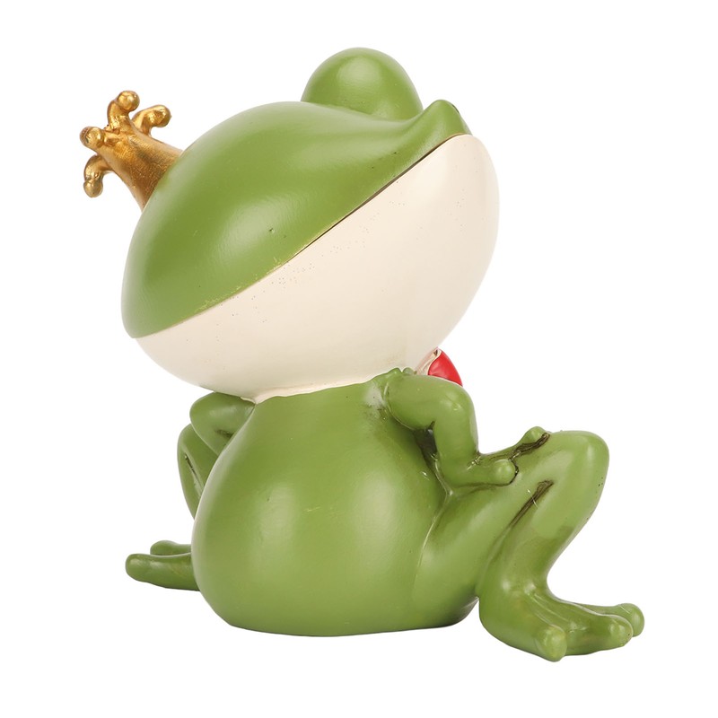 Frog Key Holder Statue Candy Dish Sculpture Living Room Tabletop