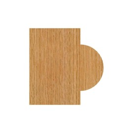 Whiteside Router Bits 1432A Half Round Bit with 5/16-Inch Radius and 1-Inch Cutting Length