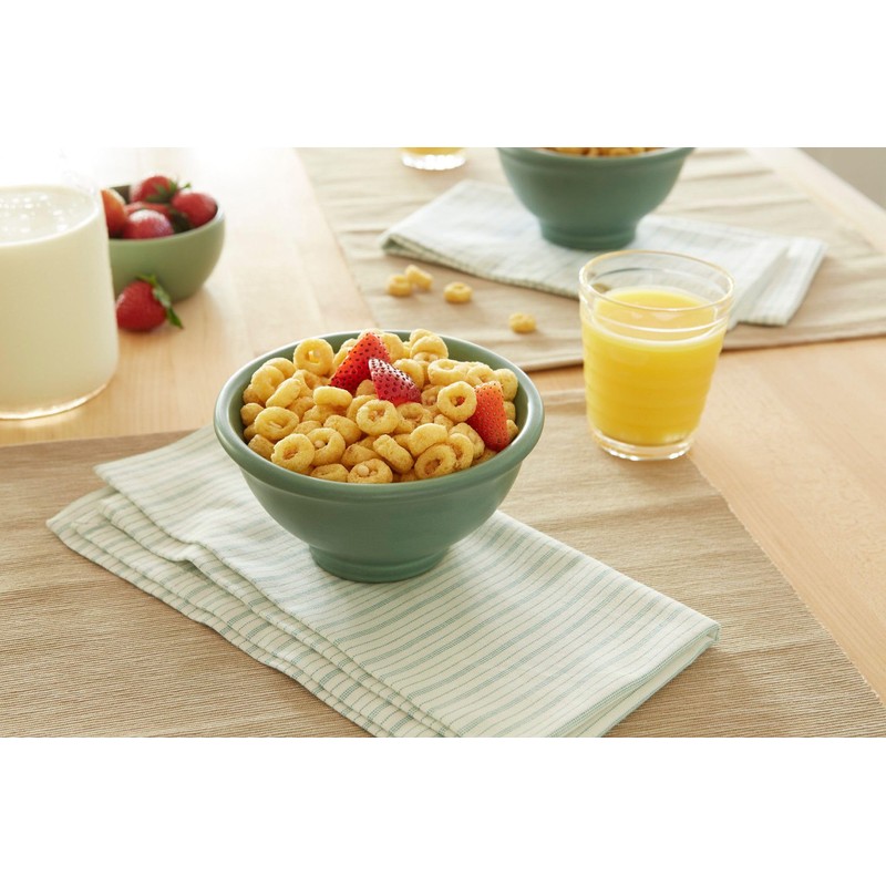 Honey Ohs! Family Size Cereal, Crunchy Breakfast Cereal Os Made