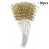 100Pcs Pearls Sticks Wearable ABS DIY Decoration Accessories for Wedding
