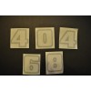 SALEEN BUILD NUMBERS SILVER, BLACK, GOLD OR WHITE O.E.M. NOS