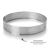 LACOR - 68532 - Micro-Perforated Round Ring, Ideal for Cakes