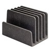 MobileVision Executive Dark Gray Desktop File Folder Organizer and Paper