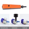 Double Blade Network Wire Cable Punch Down Tool Rotatable Portable