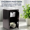 Safe Box Piggy Bank with Lock and Key, 7" H