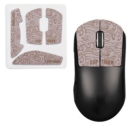 EsportsTiger Mouse Grip Tape, Coral Gray, Logicool G PRO X Superlight Wireless, Mouse Grip, Anti-Slip Tape, For Gaming Mouse, Anti-Slip Grip, Cut, 1 Set, Gray