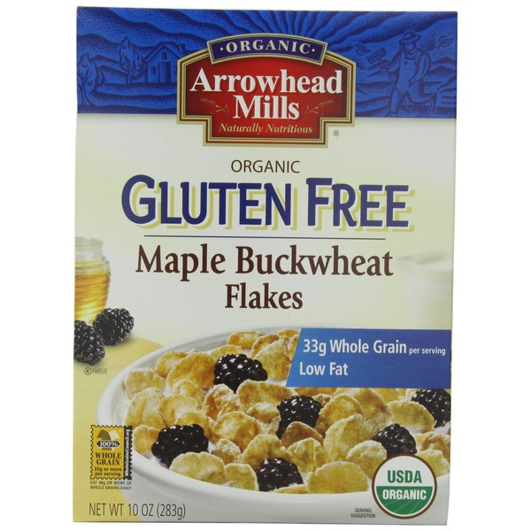 Organic Gluten Free Maple Buckwheat Flakes 10 Ounces (Case of 12)