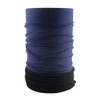 Headloop Polar Extra Long Black Blue Microfibre Fleece Tube Scarf