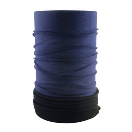 Headloop Polar Extra Long Black Blue Microfibre Fleece Tube Scarf Multifunctional Headwear Neck Headscarf