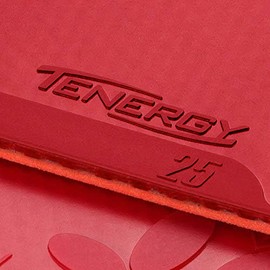 Butterfly Tenergy 25 Table Tennis Rubber Sheet | 1.7 mm, 1.9 mm, or 2.1 mm | Red or Black | Professional Table Tennis Rubbers | 1 Inverted Table Tennis Rubber Sheet