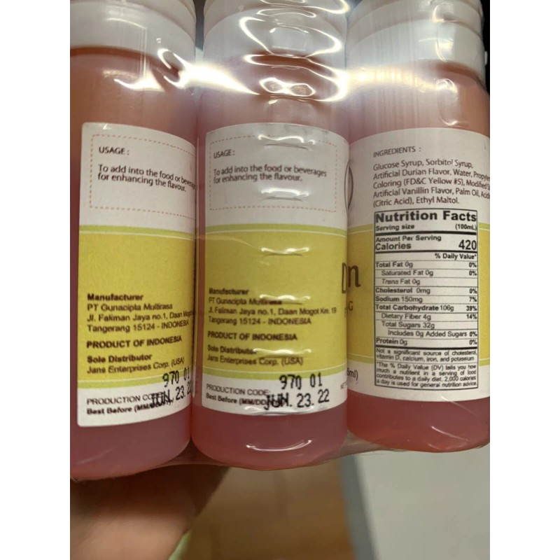 BUTTERFLY DURIAN FLAVORING 25ml