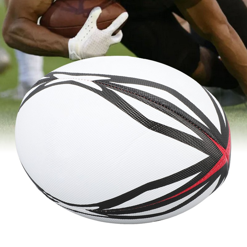 Number 9 Rugby Ball Inflatable Practice Ball High Elasticity PVC