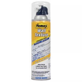 Homax Wall Texture Goes On Blue/Dries White,16 oz Orange Peel WaterBased Aerosol