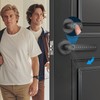 Smart Door Lock, Door Handle with APP Unlock, Biometric Door