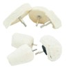 Buffing Polishing Wheel For Drill - White Polishing Wheel Cone/Column/Mushroom/T