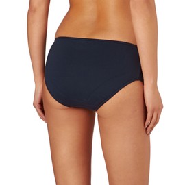 Seafolly Women's Standard Pleated Full Coverage Retro Bikini Bottom Swimsuit, Indigo, 6 US