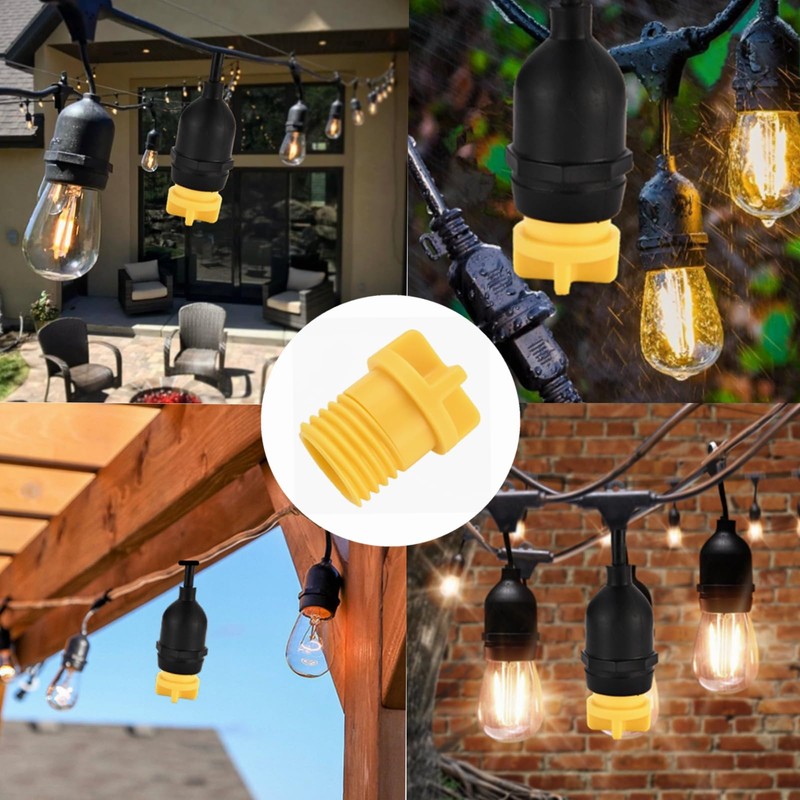 10Pcs Light Socket Safety Cap Plugs,Light Bulb Socket Cover,Light Socket