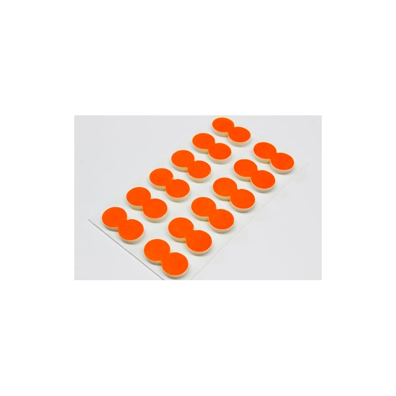Pinch On Float/Fluorescent Orange/Fly Float/Pack of 12