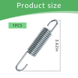 LCMLA 3-5/8 inch Replacement Recliner Chair Mechanism Furniture Tension Springs Long Neck Hook Style 1 pcs