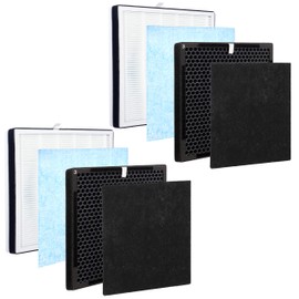 Flintar 2-Pack of Premium H13 Grade Replacement Filter Set, Compatible with RENPHO Air Purifier RP-AP001, RP-AP001S, and RP-AP002, Part # RP-AP001