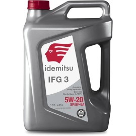 Idemitsu IFG3 High Efficiency Low Friction Synthetic Motor Oil 0W-20, 5 qt