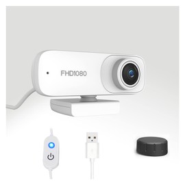 Web Camera Autofocus 1080P Webcam Cover HD Web Camera with Microphone for Computer Laptop PC Camera for Video Meeting Streaming for Gaming Video...   