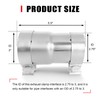 Peastorm 2.75 to 3 Inch Exhaust Adapter, 2.75" ID to
