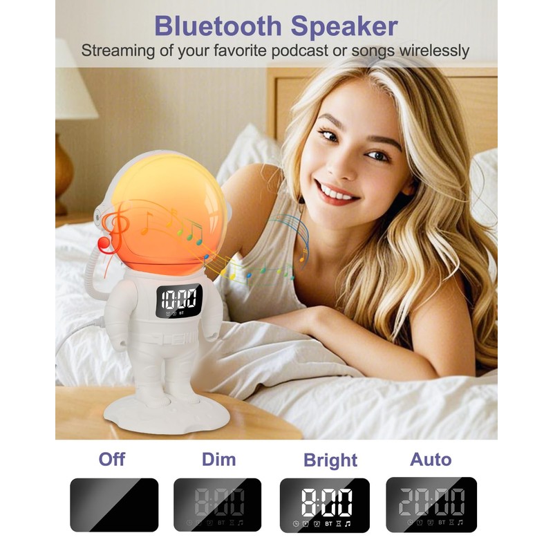 OQIMAX Daylight Alarm Clock, Light Alarm Clock Sunrise Alarm Clock
