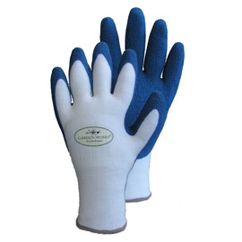 Bamboo Fit Garden Gloves, Blue, Medium