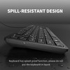 MIKUSO Russian Keyboard with English (Cyrillic),Non Fading Characters