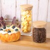 36 Pack Yogurt Jar Lids Set Reusable Bamboo Wooden Round