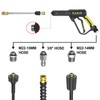POHIR Pressure Washer Gun 3600 PSI with 3/8'' Swivel Quick