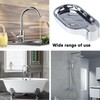 Shower Rail Slide Soap Dish Holder, Adjustable Soap Dish Holder,