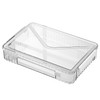 Charmoon A4 Clear Document Storage Case with Lid Handle Waterproof