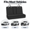 Waterproof Dog Car Seat Cover for Back Seat Protection –