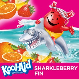 Kool-Aid Unsweetened Caffeine Free Strawberry Orange Punch Zero Calories Powdered Drink Mix 192 Count Pitcher Packets