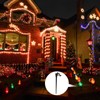 Christmas Light Stakes Universal Yard Lawn Holiday Light Stakes for
