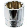 Kyoto Machine Tools (KTC) Socket 12 Angle, B3-20W-H, 0.8 inches (20 mm) x Insertion Angle: 0.4 inches (9.5 mm)