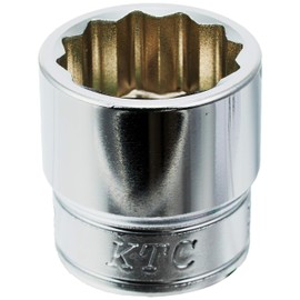 Kyoto Machine Tools (KTC) Socket 12 Angle, B3-20W-H, 0.8 inches (20 mm) x Insertion Angle: 0.4 inches (9.5 mm)