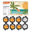 DRIVEJOY 8-Pack Car Air Fresheners - Hawaiian & New Car